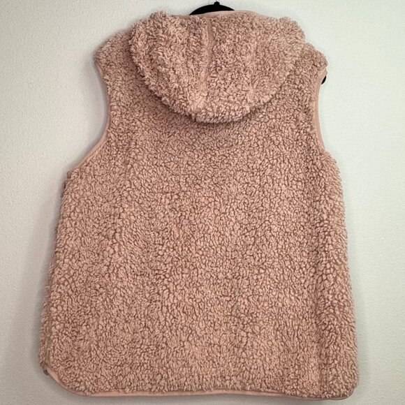 NWOT Weatherproof Vintage Women's Hooded Sherpa Vest Size XXL Rose‎ Pink - Picture 3 of 4